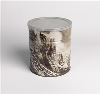 (ADAMS, ANSEL) (1902-1984) Hills Brothers Coffee can featuring a reproduction of Adams Winter Morning, Yosemite Valley, California.